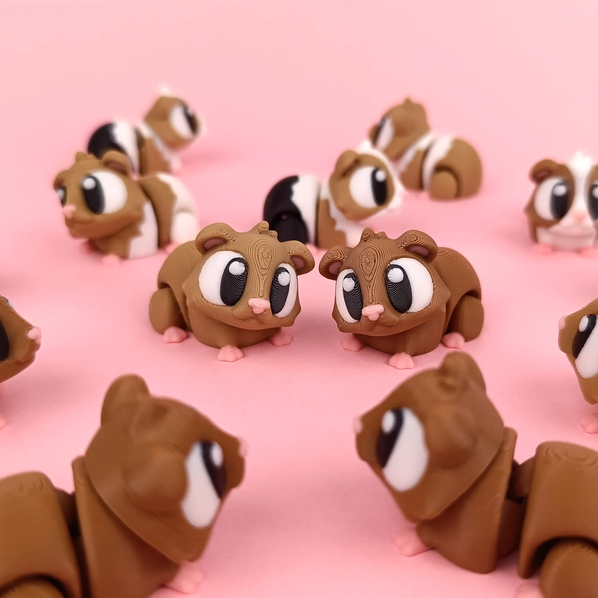 FREE flexi guinea pigs 3d model