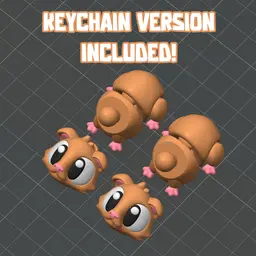 FREE flexi guinea pigs 3d model