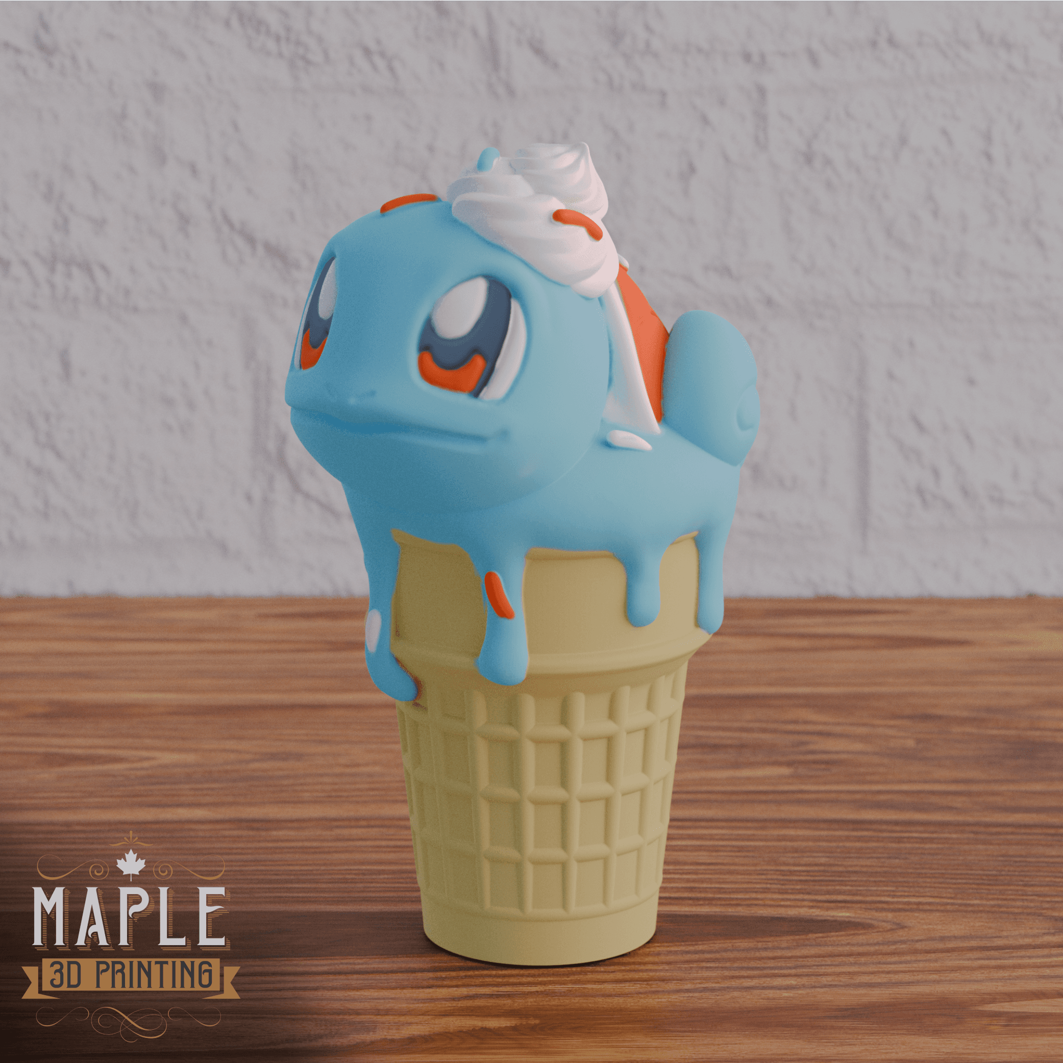 Ice Cream Squirtle - Pokemon 3d model