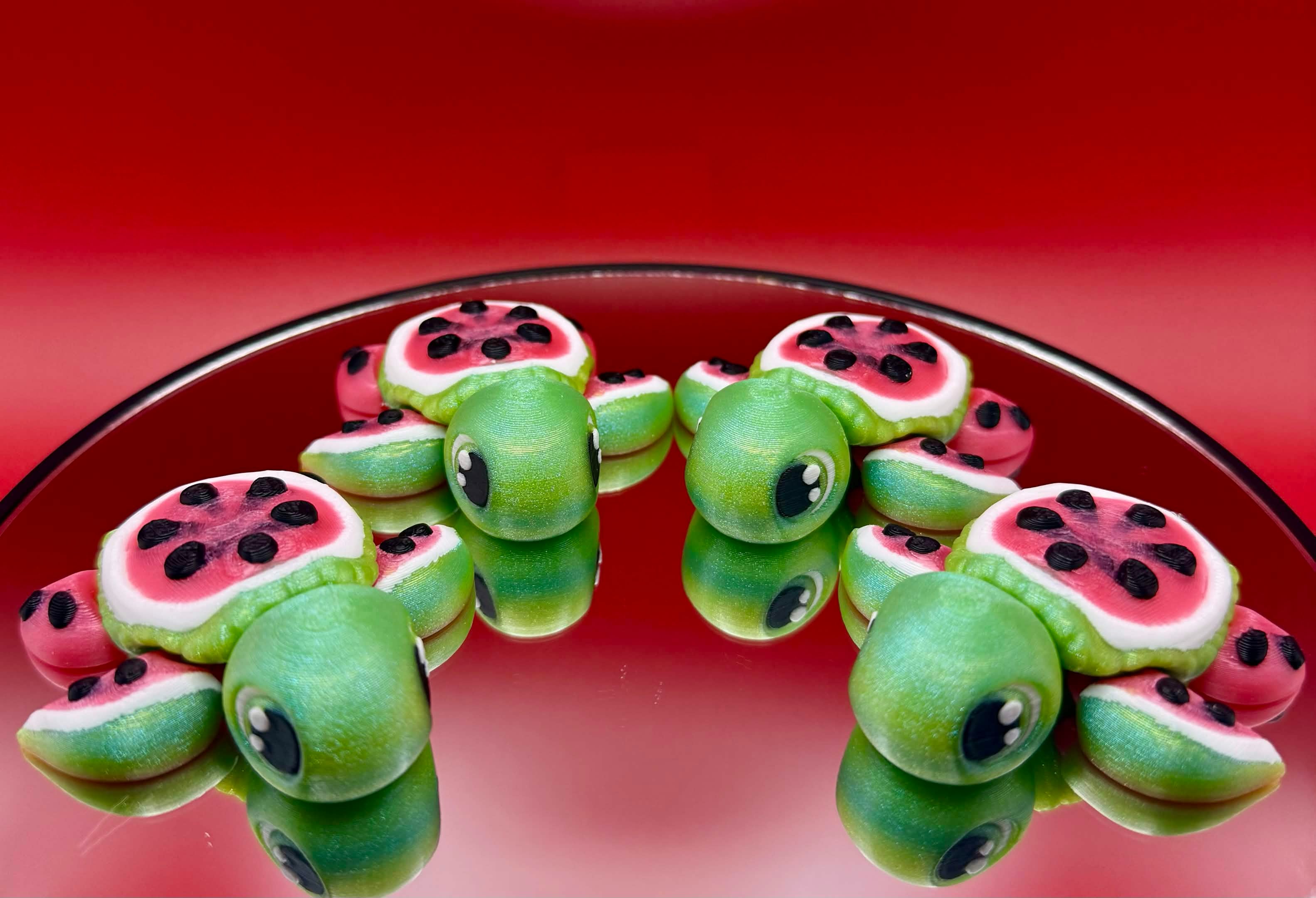 Watermelon Turtle 3d model