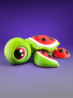 Watermelon Turtle 3d model