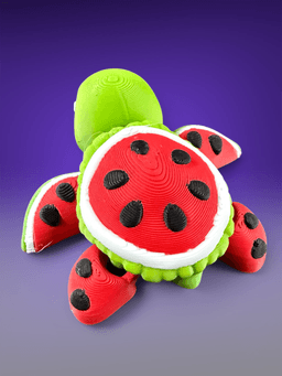 Watermelon Turtle 3d model