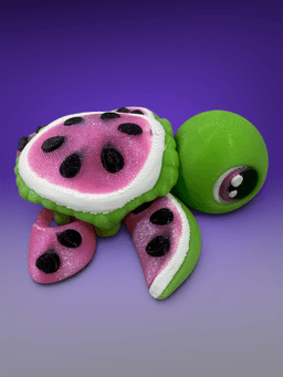 Watermelon Turtle 3d model