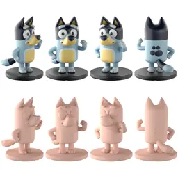 Bandit Bluey - Free Sample STL Kids Cartoon | Full 13-Character Bundle on Profile 3d model