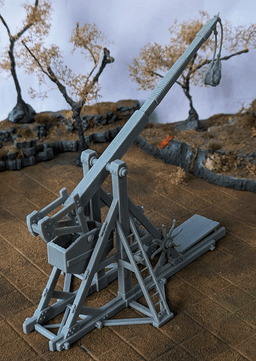 Trebuchet | Articulated Tabletop Siege Engine 3d model