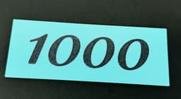 NEW: The "1000" Milestone Trophy Tile! | R7Makers 3d model