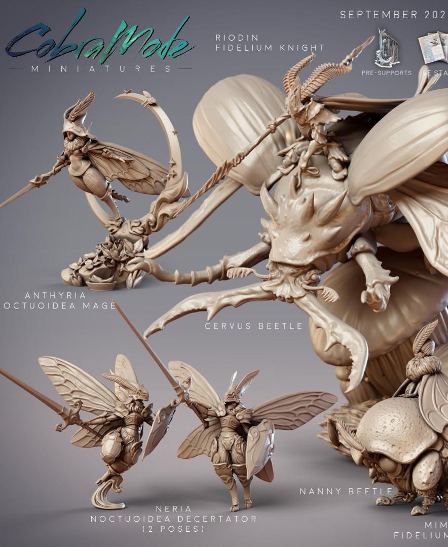 CobraMode 43 September 2023 Release - Twilight Forest Mothfolk 3d model