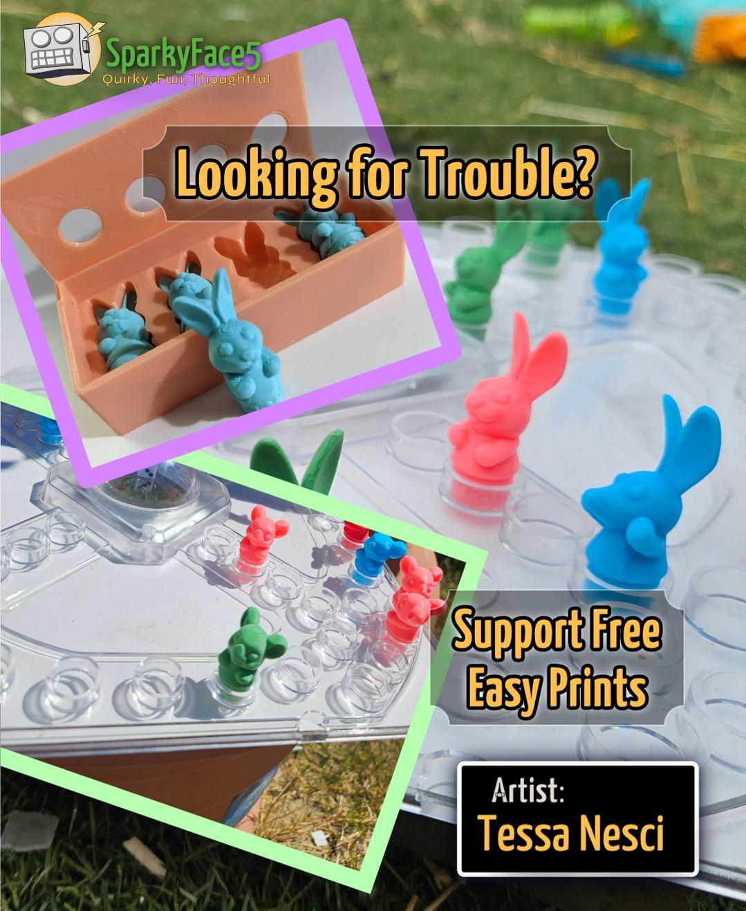 All of the Trouble game sets! 3d model