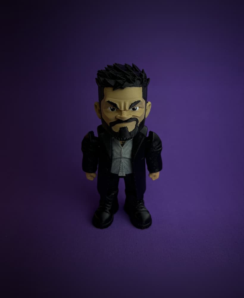 BILLY BUTCHER THE BOYS FLEXI TOY FAN ART 3d model