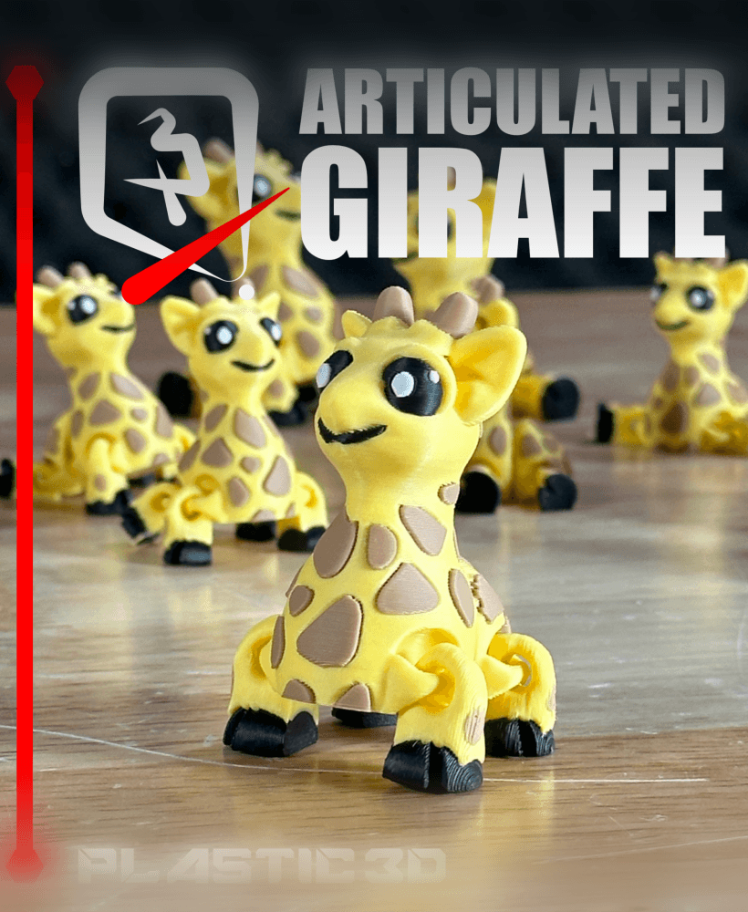 Articulated Giraffe — The Savannah Lookout 3d model