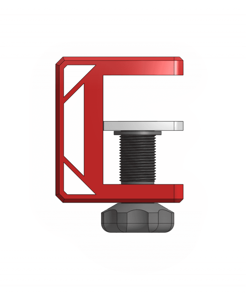 45mm C-Clamp – 3D-Printed Adjustable Clamp | Pro Member Access 3d model