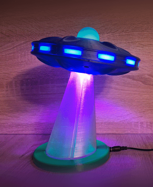 UFO LED LAMP 3d model
