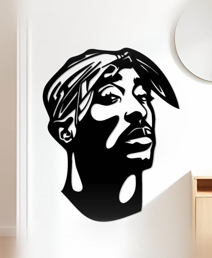 Tupac Wall Art, Wall Decor, Home Decor 3d model