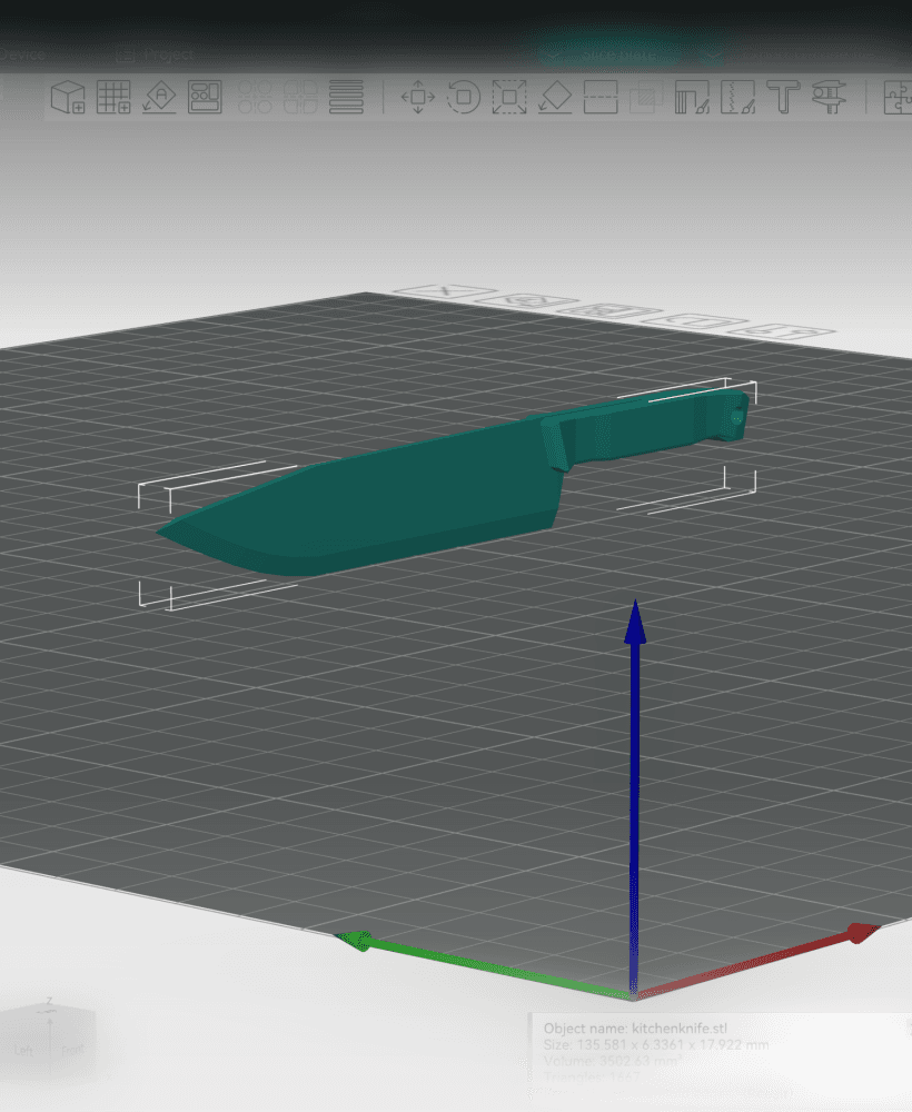 kitchenknife.stl 3d model