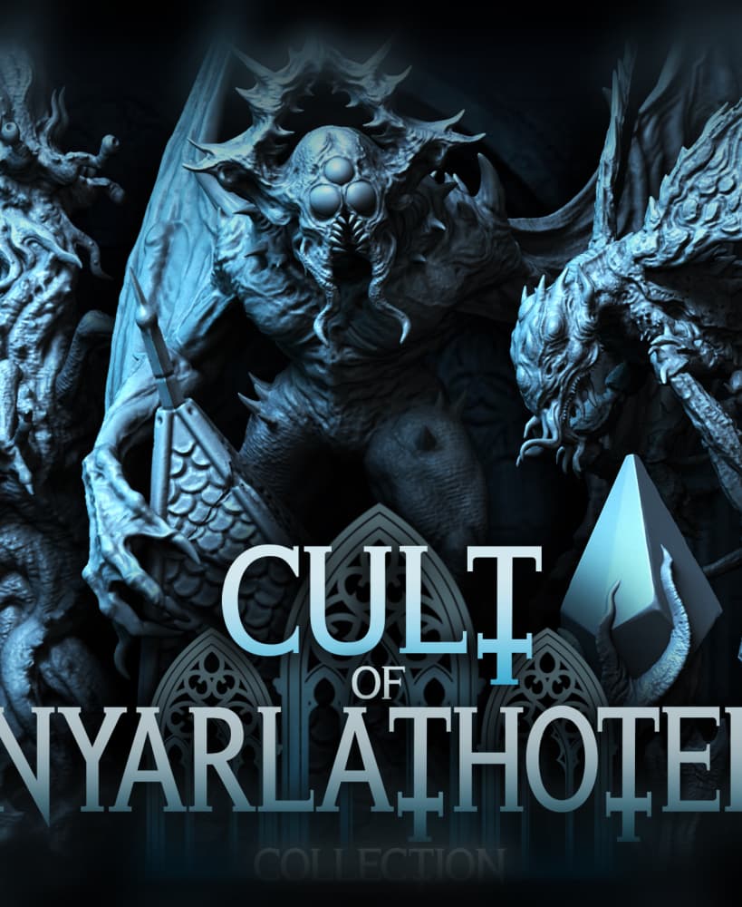 Cult of Nyarlathotep part 02 - Miniatures + Terrain Collection 3d model