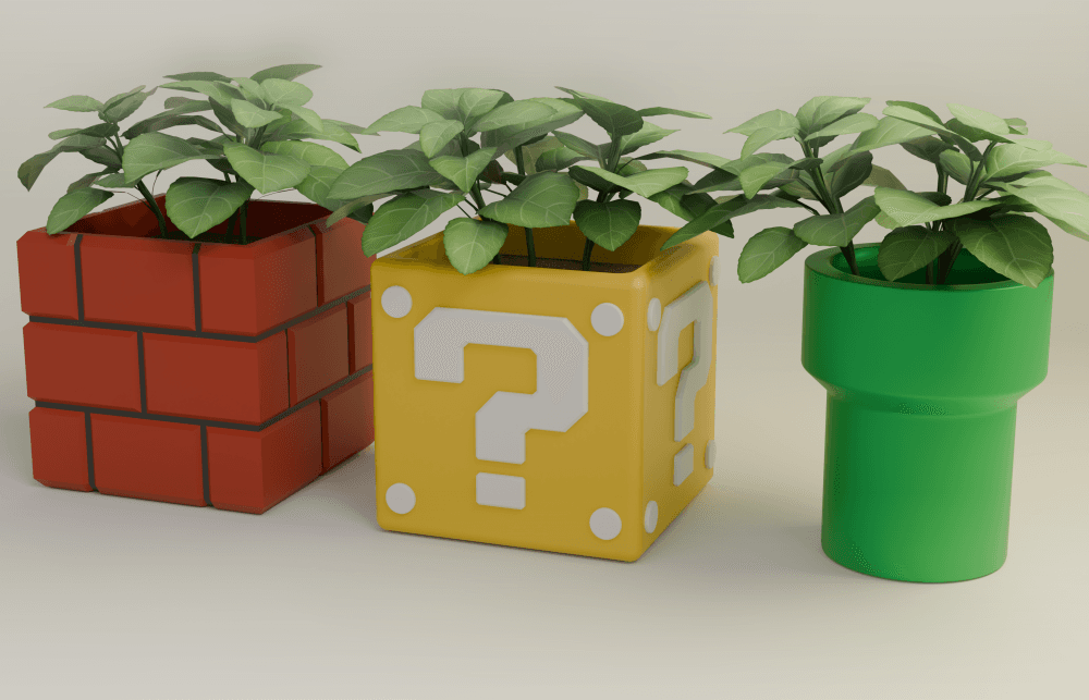 MarioPlanterBox_.3mf 3d model