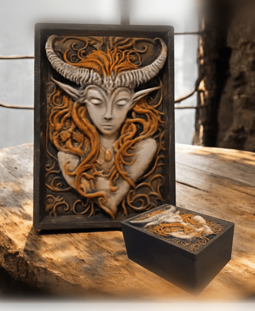 Mystic Horned Goddess 3d model
