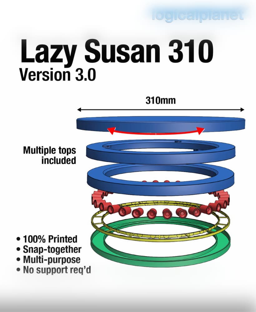 Lazy Susan 310 v3.0 3d model