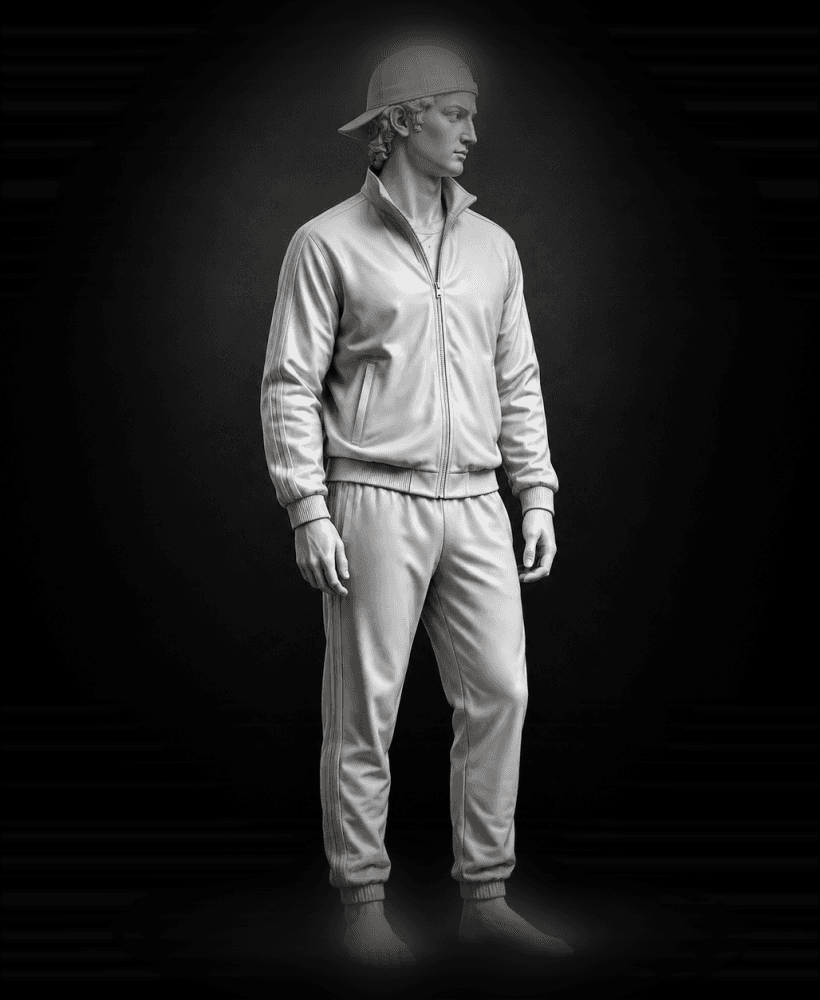 Urban Renaissance STL | Streetwear Sculpture | Modern Fashion 3D Print Model 3d model