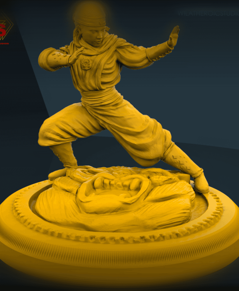 Yellow Ninjetti Ranger 3d model