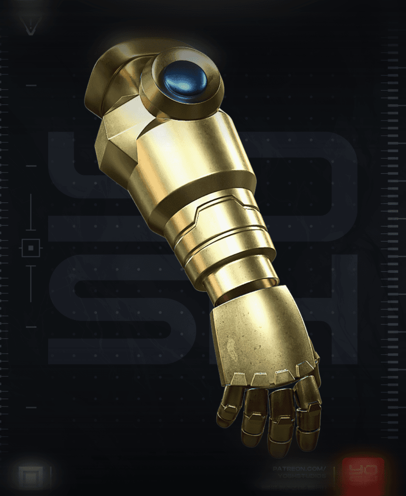 Conquest Glove 3D Printer STL 3d model