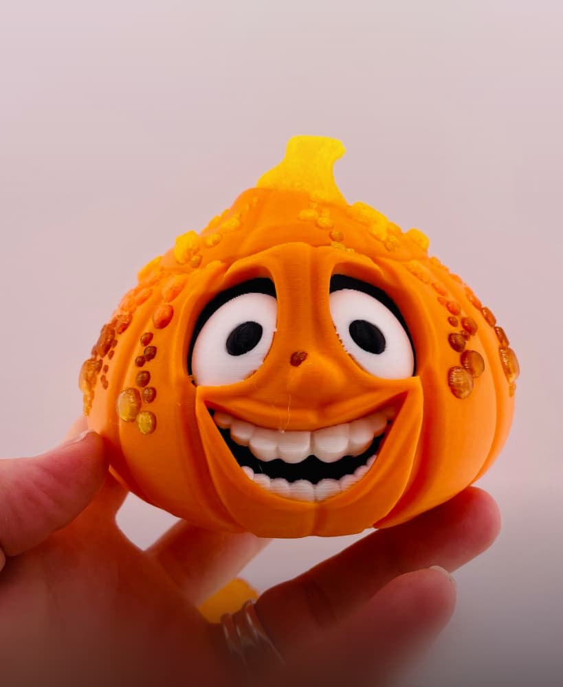 Decorative Pumpkin -Smiley 3d model