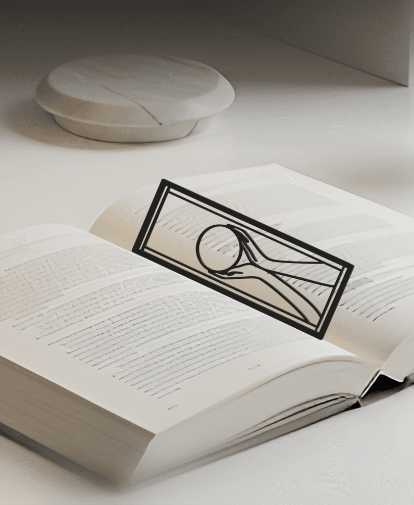 Universe Bookmark, Gift Idea 3d model