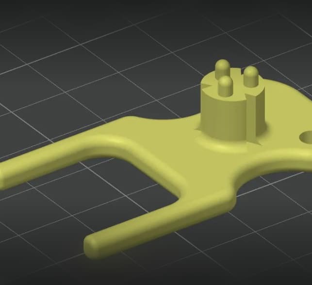 Gel / Soap Dispenser Key Handle 3d model