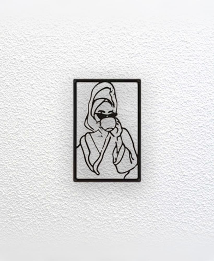 Woman Wall Art 3d model