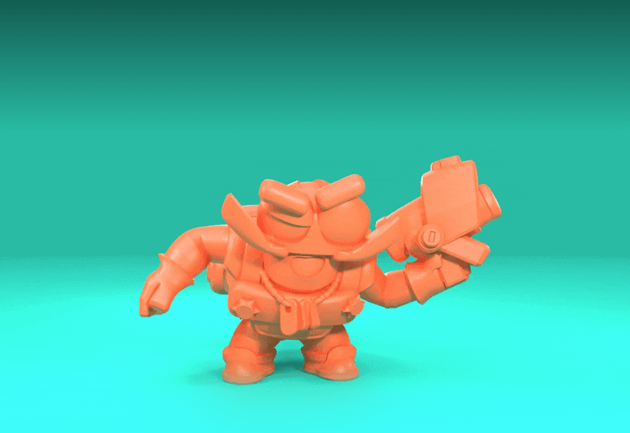 Clancy (Original) - Brawl Stars 3d model