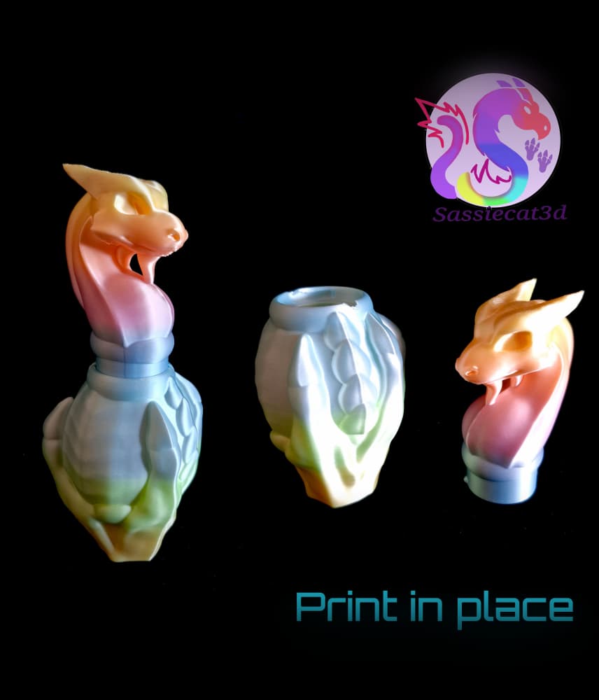 Small Dragon Flask *Personal Use* 3d model