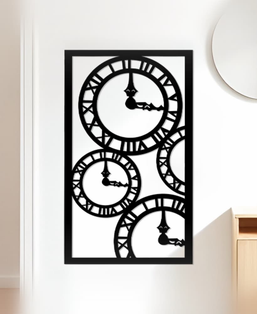 Clock Wall Art, Wall Decor, Home Decor 3d model