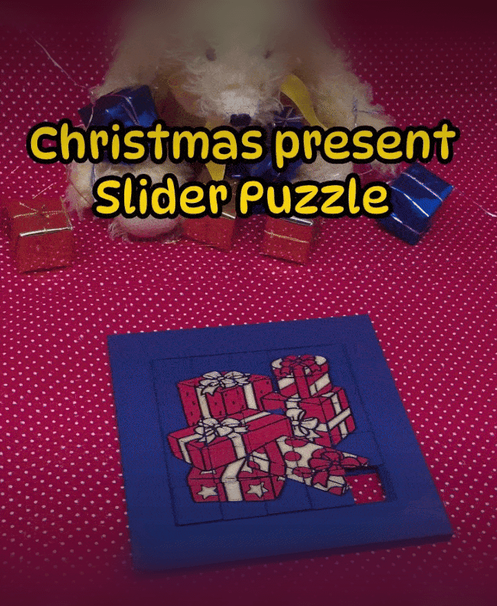 Christmas Present Slider Puzzle 3d model