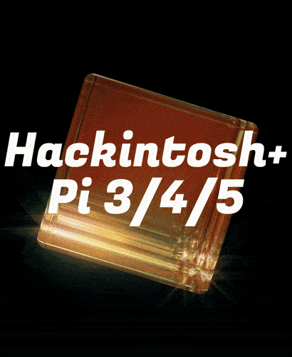 Hackintosh+ Raspberry Pi 3/4/5 3d model