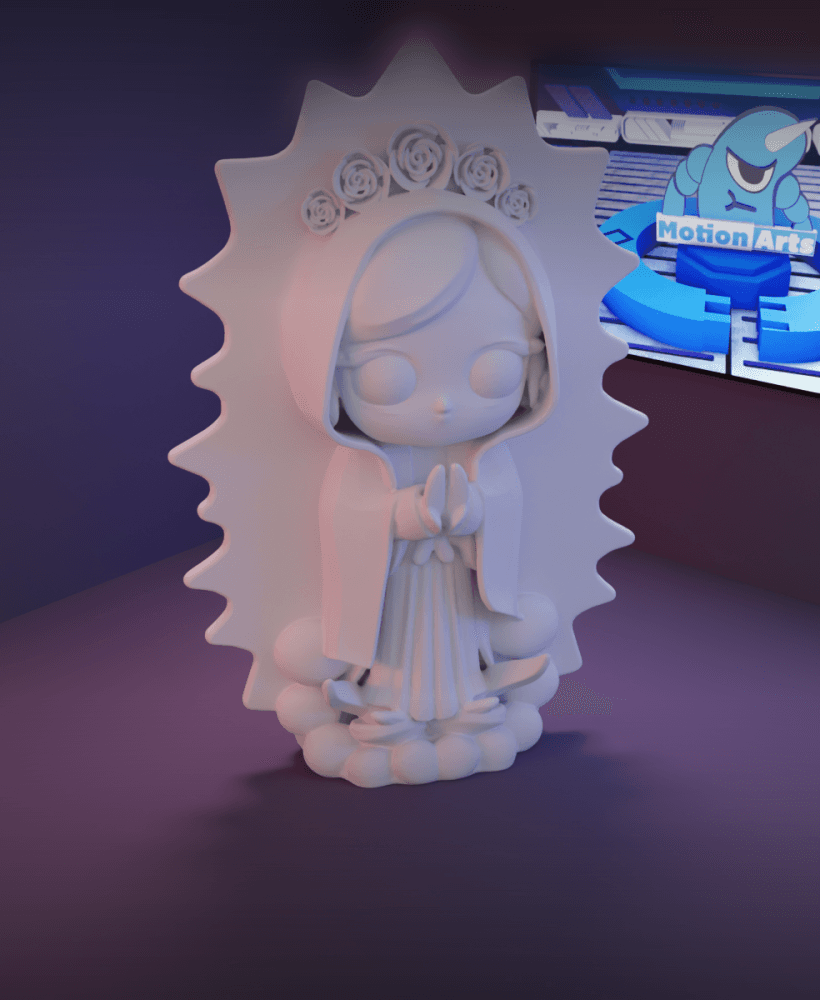Virgem de Guadalupe.stl 3d model