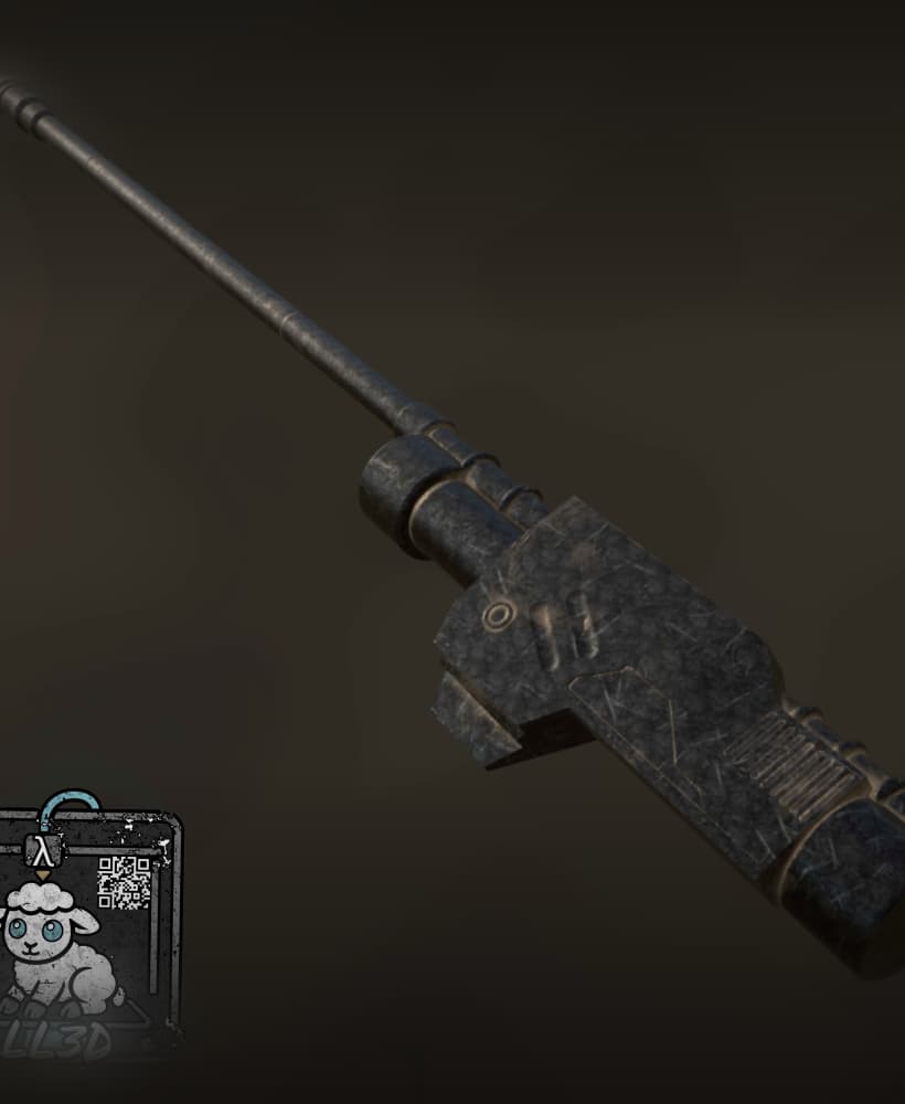 Boushh Electro Staff 3d model