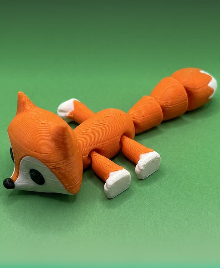 ARTICULATED FOX 3d model
