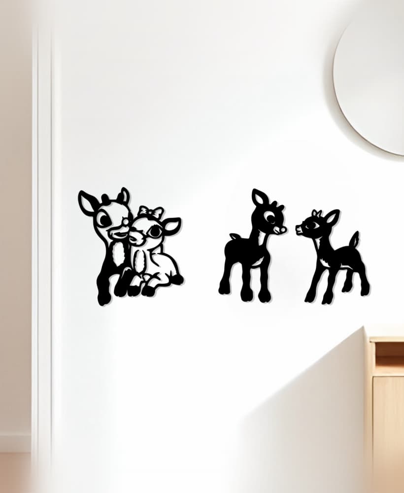 Gazelle Wall Art, Wall Decor, Home Decor 3d model