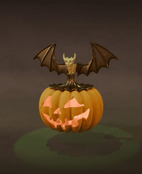 PUMPKIN HALLOWEEN CANDLE HOLDER 3d model