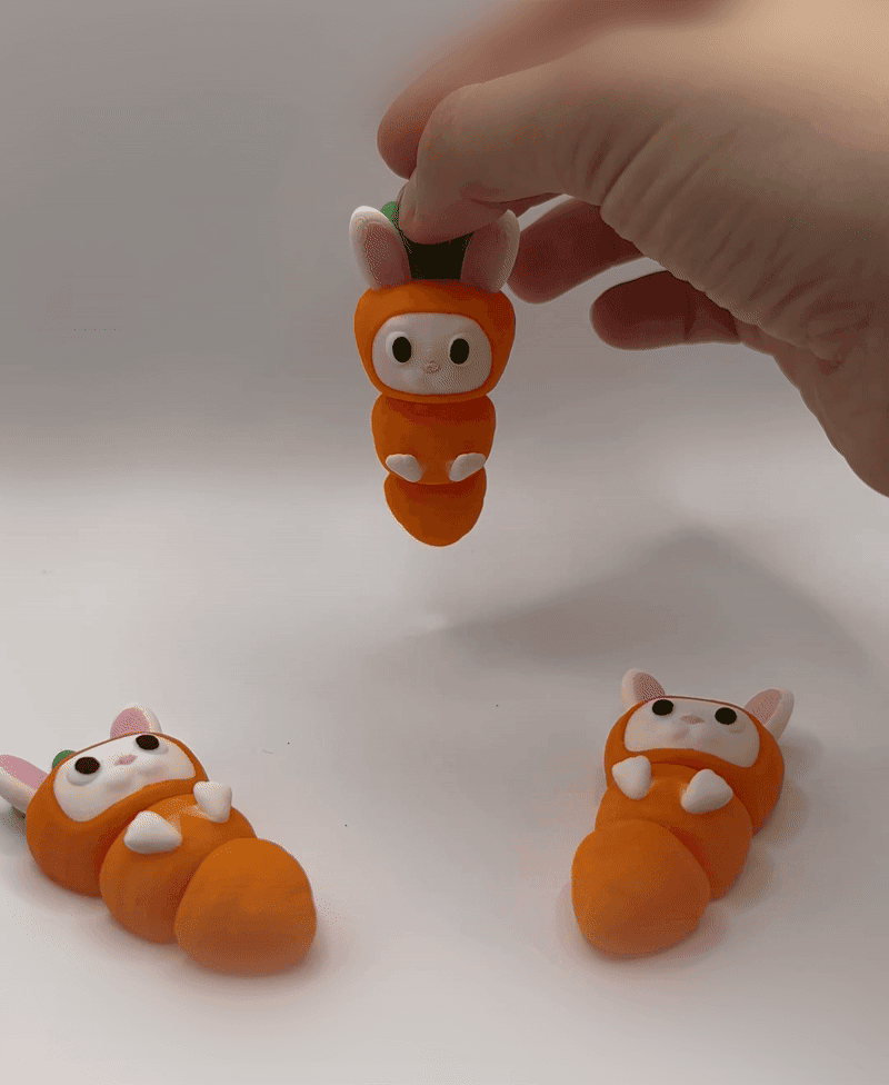 Carrot Bunny Flexi 3d model