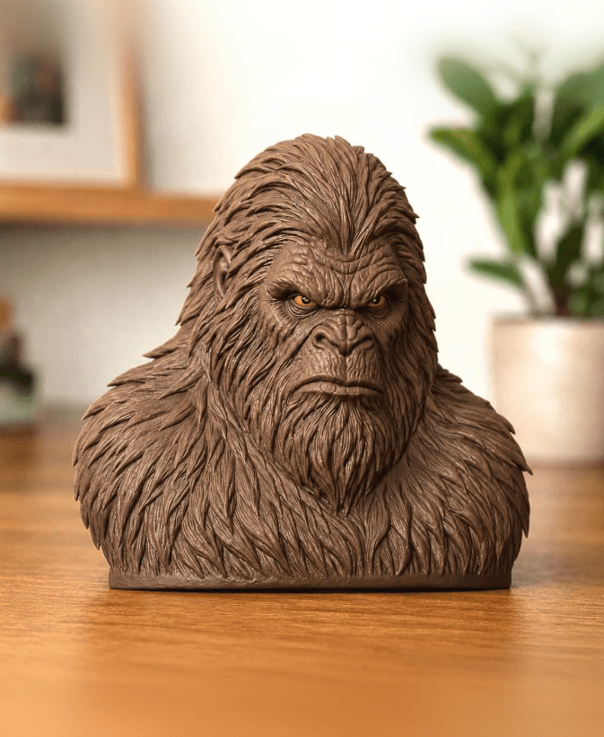 Realistic Big Foot Bust 3d model