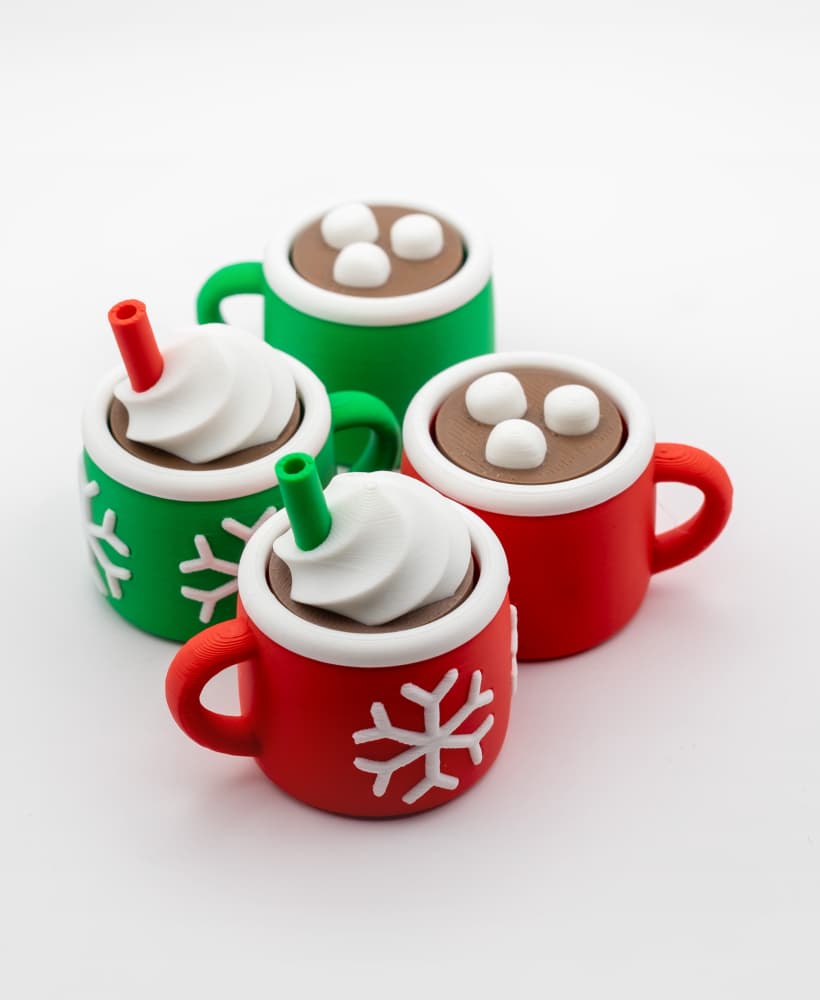 Christmas Mug Clickers 3d model