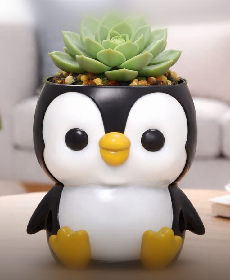 PENGUIN PLANTER POT 3d model