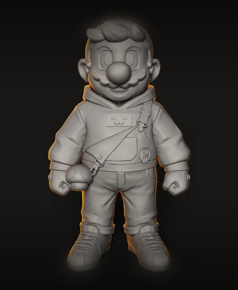 Overalls Hypebeast STL | Street Figure | Gamer Icon Remix 3d model