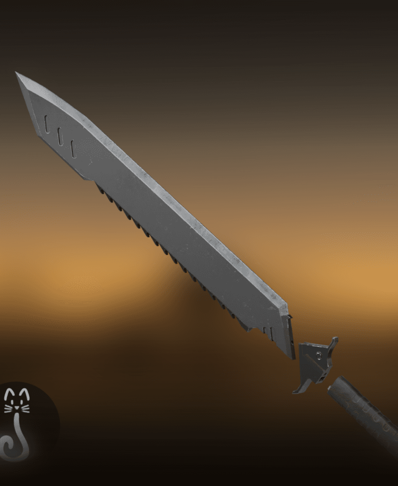 Helldivers 2 CQC-42 Machete 3d model