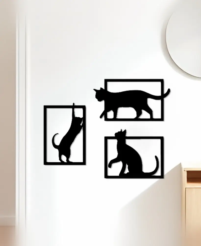 Cat Wall Art, Wall Decor, Home Decor 3d model