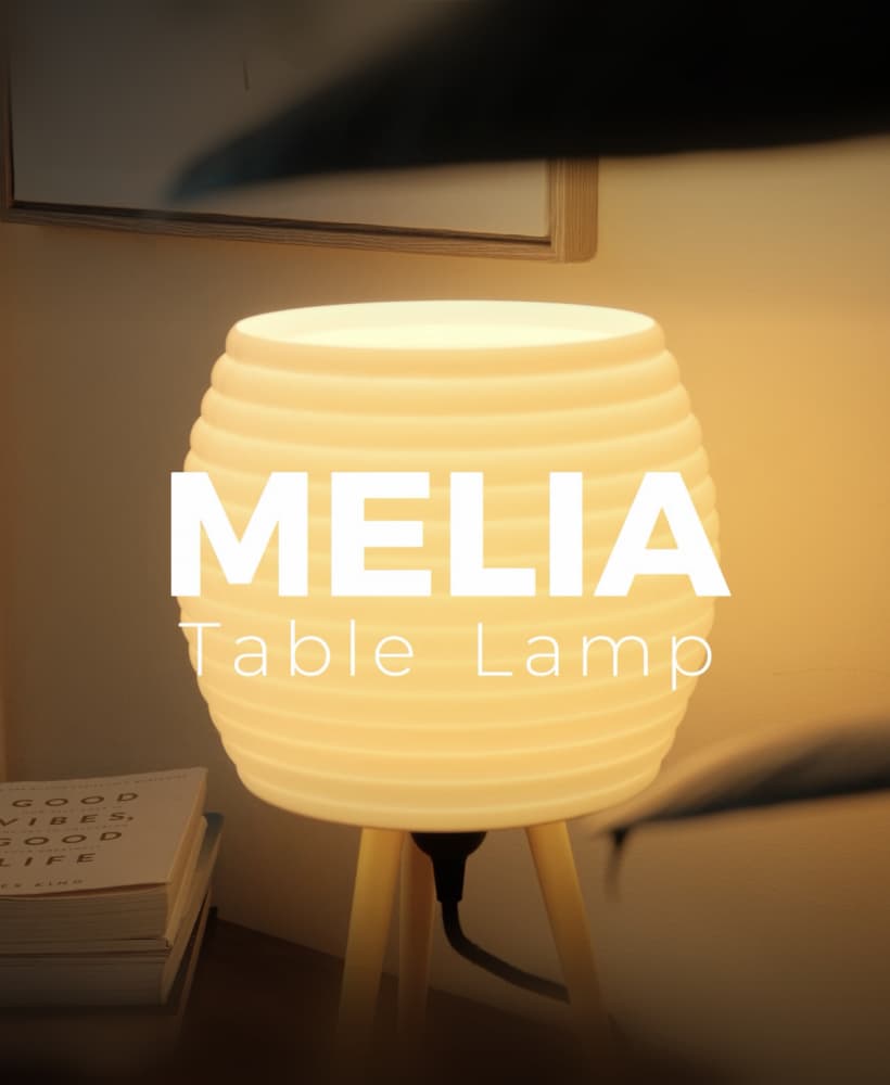 Small Table/Bedside Lamp - Melia 3d model