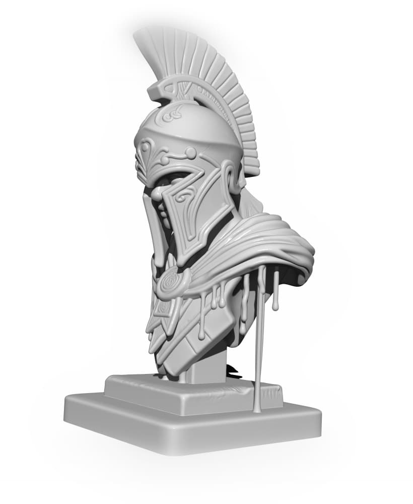 Greek statue 3d model