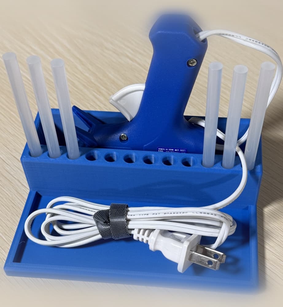 small-glue-gun-holder.stl 3d model
