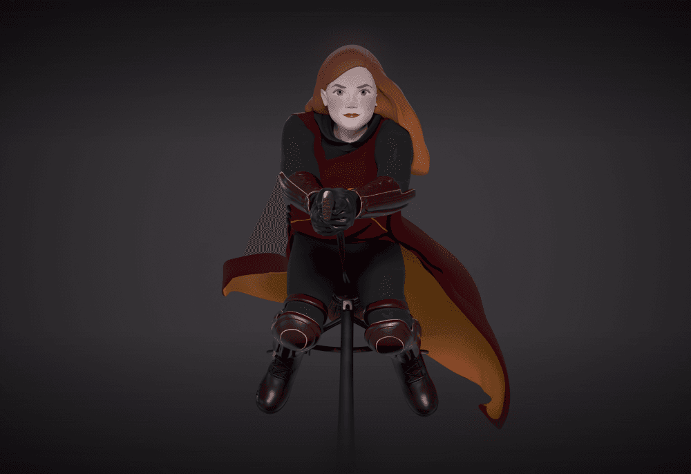 Ginny Weasley: Quidditch Star and Powerful Witch (Harry Potter 3D Print STL) 3d model